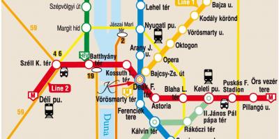 बुडापेस्ट Keleti स्टेशन का नक्शा
