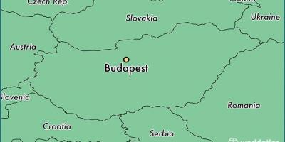 के नक्शे बुडापेस्ट और आसपास के देशों