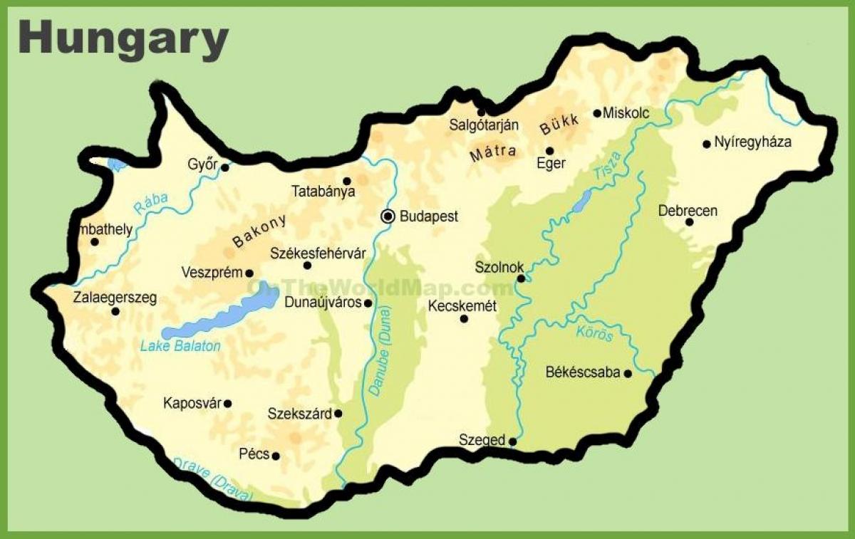 budapesta नक्शा